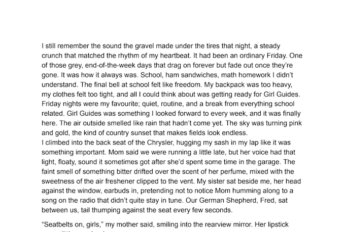write a custom short story